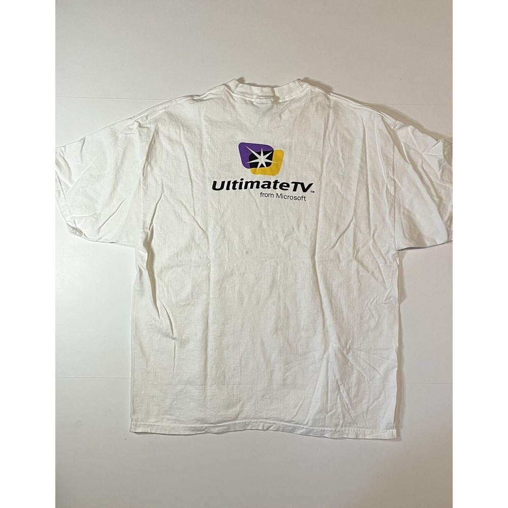 Vintage Microsoft tshirt UltimateTV Y2K Promo Size XL